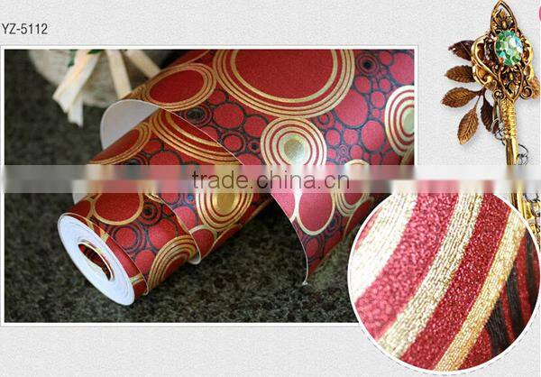 hot beauty corridor KTV waterproofing wallpaper vinyl wallpaper wall decoration for bar