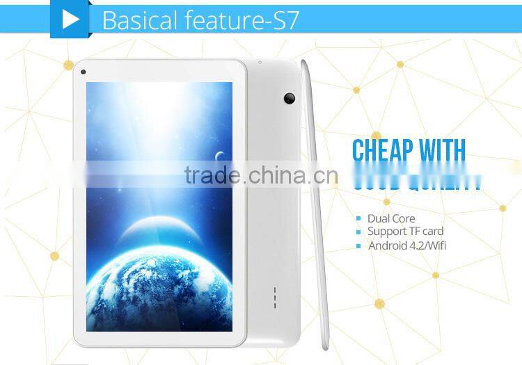 Tablet pc 1024*600 Rochchip 3028 Dual core 1.2GHz Android 4.2 tablet computer