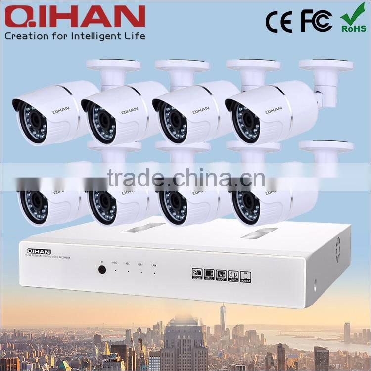 8 videos input 720P perimeter security surveillance cctv systems
