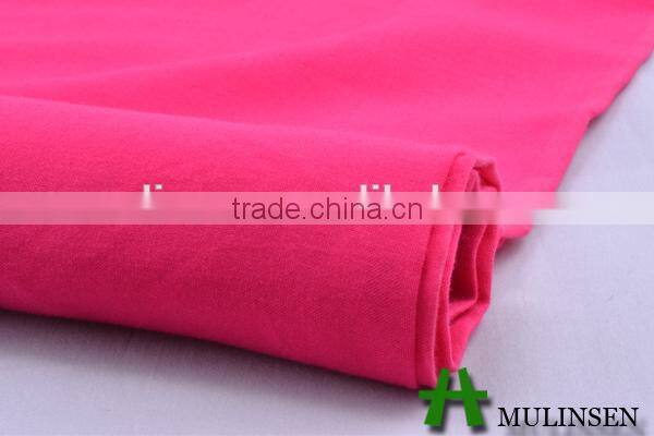 Shaoxing Textile woven 32s*32s/68*68 red rayon dyeing fabric