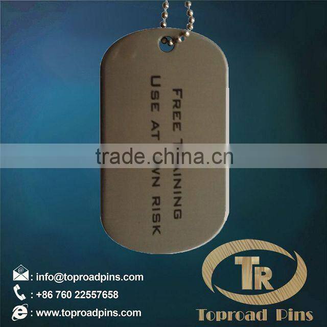 optional process product Fashion Dog Tag ID card
