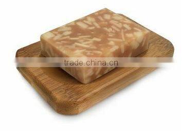 Bamboo soap dish