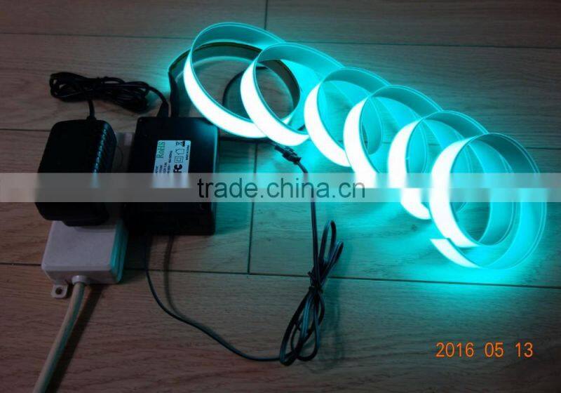 AC110V-240V Sound control Inverter lighting decoration Blue 1500mmX10mm EL tape