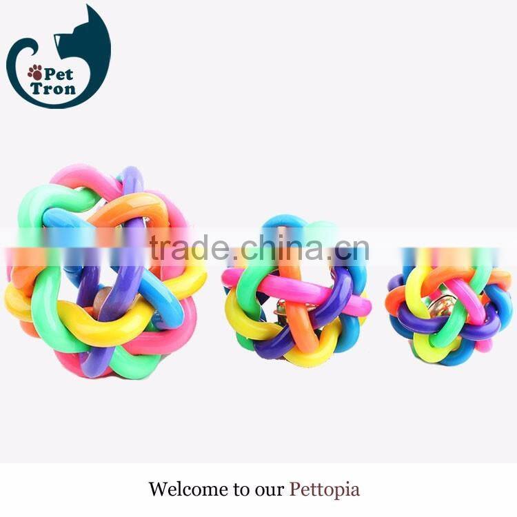 Voice rainbow ball pet dog toy