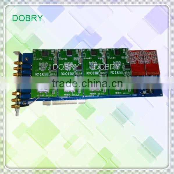 Call termination 8 channel 8 sim GSM voip gateway GSM PCI asterisk card