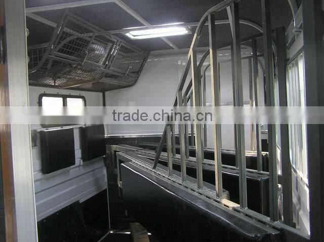 gooseneck horse fiberglass truck trailer