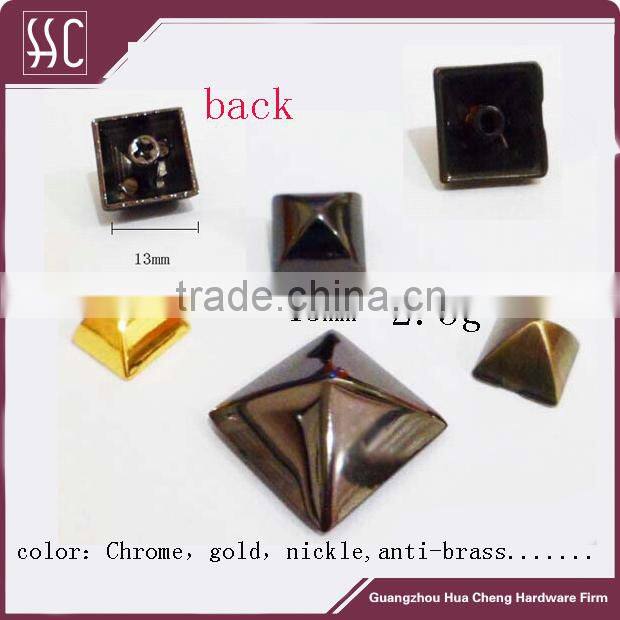 Anti-brass Handbag Hardware Accrssary Bag Metal Tower Rivet