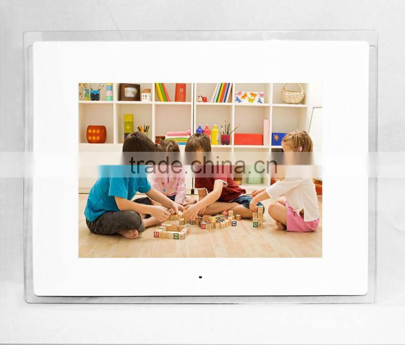 digital photo frame (calendar+clock+timing on/off) good feedback auto rotate digital photo frame