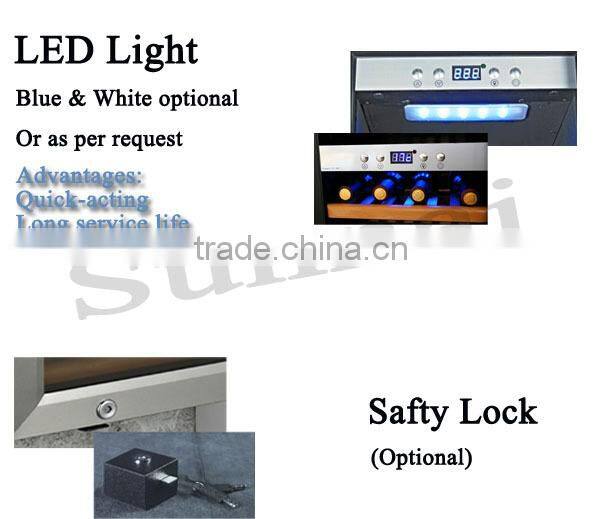 43 Bottles Single Zone Compressor Wine refrigerator with CE CB Rohs ETL