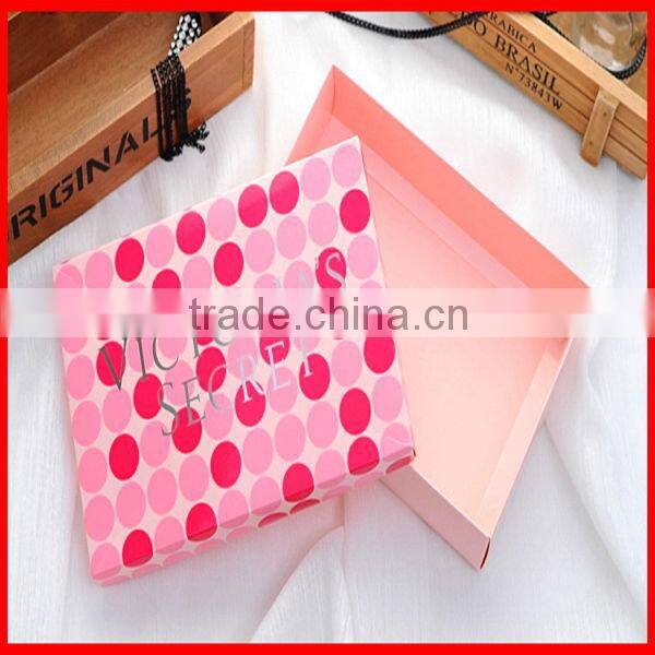 Simply Charming High Quality Gift Paper Bra And Underwear Organizer Box