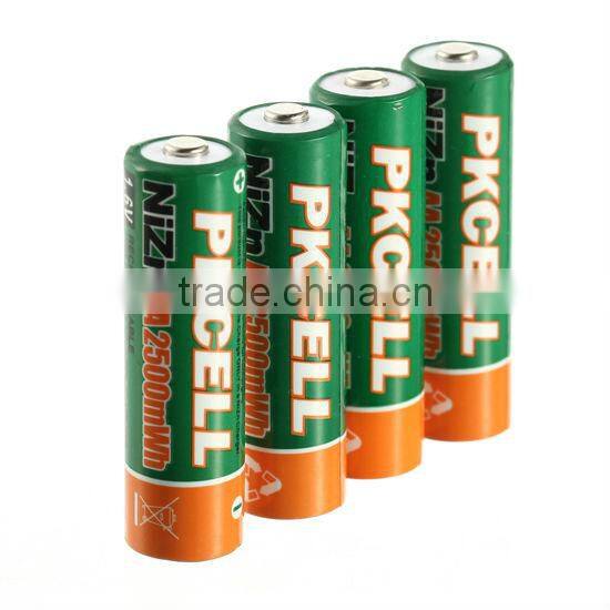 Ni-Zn 1.6V AA 2500mwh rechargeable battery
