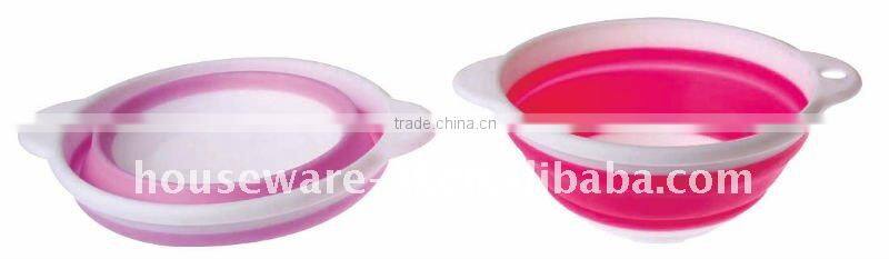 kitchen folding plastic colander plastic sink colander