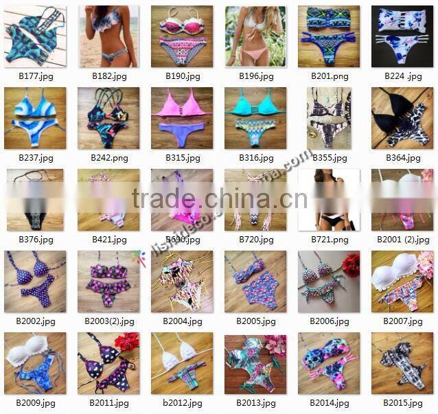 Pushed Up Violet Printing latest design bikini