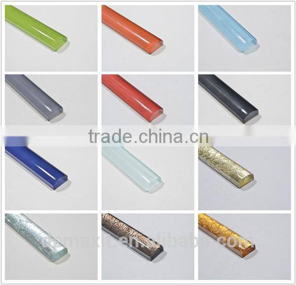 popular cold spray glass pebble mosaic tile for interior decoration glass mosaic tiles