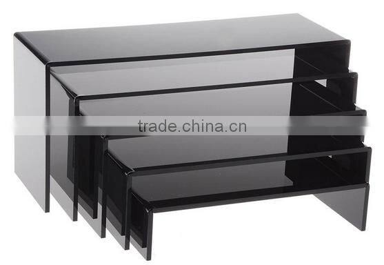black acrylic riser display stand for sale