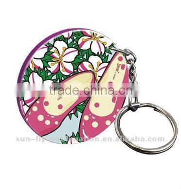 Sublimation Polymer Promotion Round Keychain