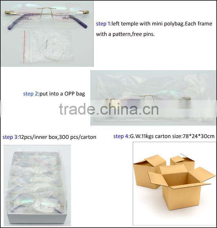 Good Reputation Cheap and Safety Full Tim Memory pure Optical Frame Titanium