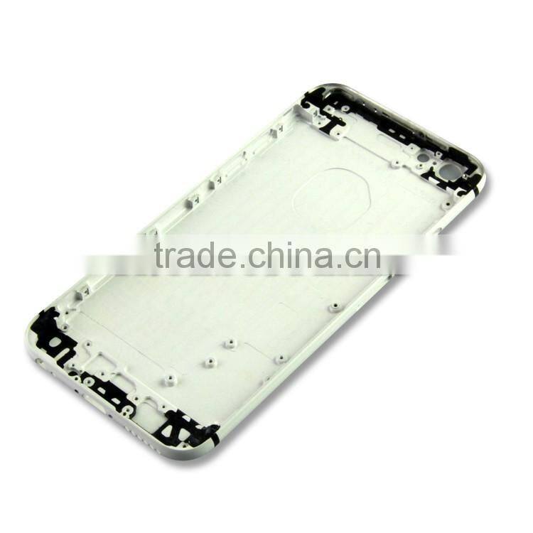 shiny white plated and gold engraved housings for iPhone 6s 4.7