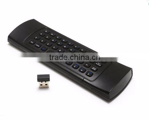 Portable 2.4G Wireless Remote Control Air Fly Mouse Keyboard for Android TV Box PC