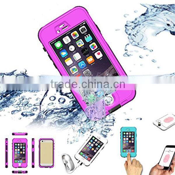 Waterproof Case Cover for iPhone 6 Fingerprint Access Case