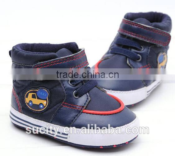 2014 elegant fabric newborn baby shoes like sport shoes design