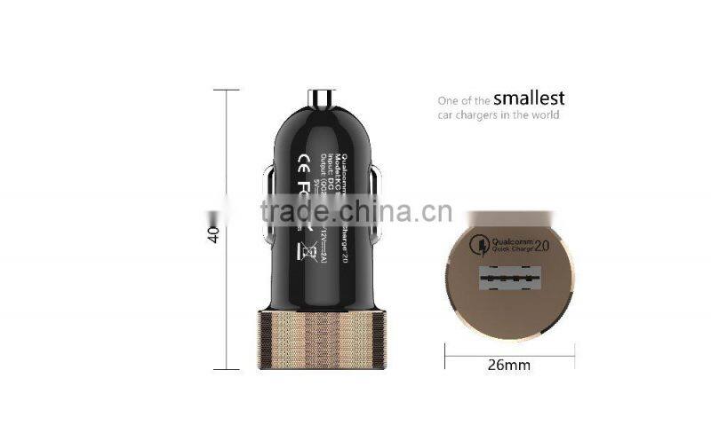 5V 2.1A/5V 3.1A OEM Colorful usb car charger for Mobile Phone usb car chargerquick portable charger