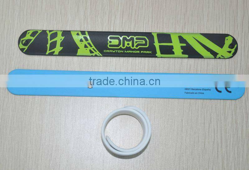 OEM Factory - Silicone slap wristband, silicone slap bracelet, silicone snap bands
