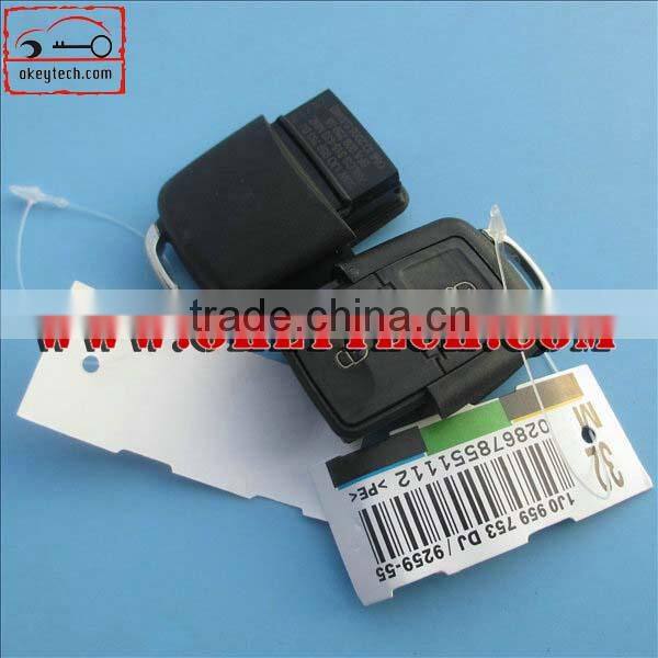 OkeyTech VW 2 button flip remote key case part for vw key cover vw key case for vw