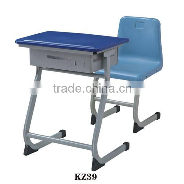 Study desk Classroom chairs School furniture Plastic chairs and tables for sale KZ48