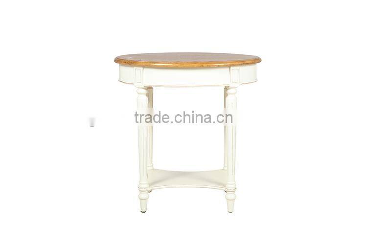 country style country side wood tea table
