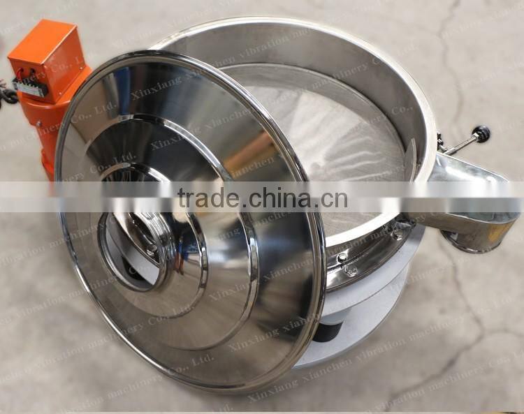 Xianchen single deck layer direct discharge vibrating sieve screen for powders