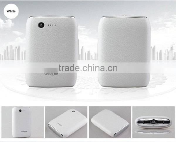 Guoguo led torch dual USB 7800mAh portable max mars power bank for mobile phones