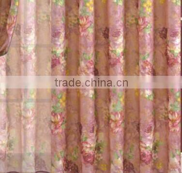 New printed curtain fabric China manufacturer