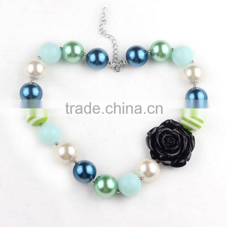 Hot Sale Chunky Bubble Gum Necklace For Kids Restoring Ancient Ways Halloween Beaded Necklace Jewelry 2016