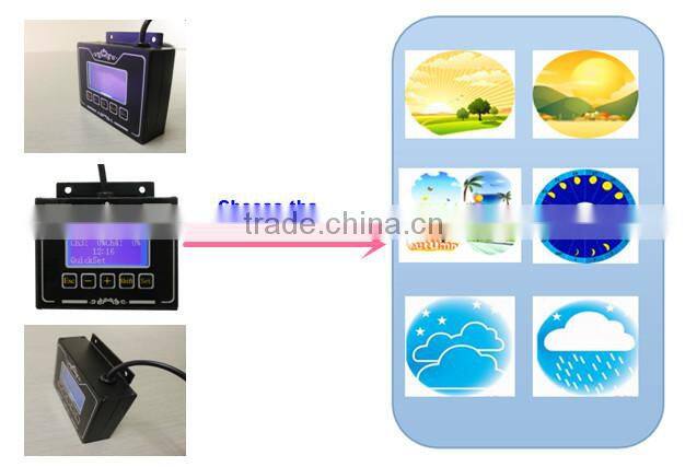 CE/RoHs/FC certification 72 inch/6ft thunder storm /lunar cycle /color changing led aquarium light for fresh water tank ,