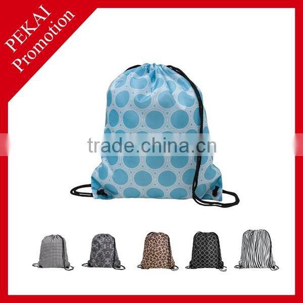 Newly Cheapest Best Selling Nylon Polyester Drawstring Bag For Christmas Gifts With Logo