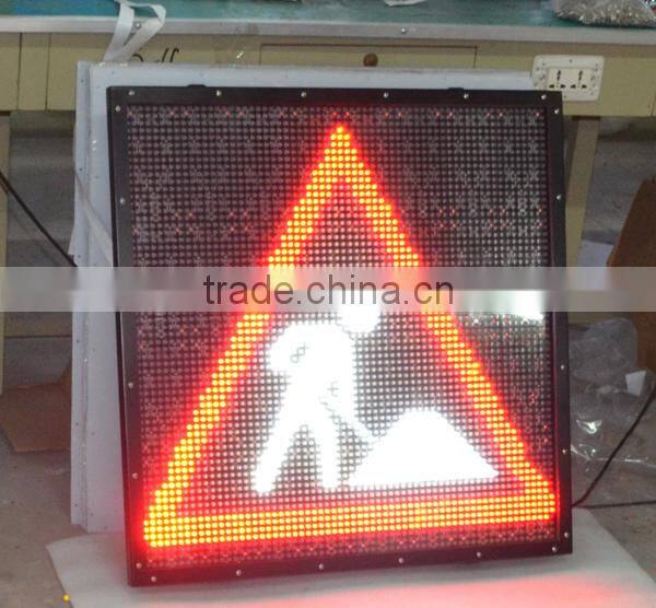 Solar power LED Traffic Sign