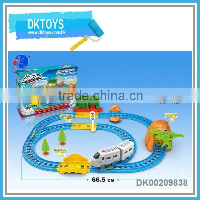 Popular plastic BO railway train set for kids