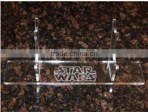 acrylic sword display stand holder