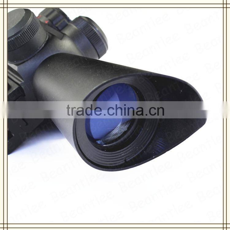 4X30 one eye relief rifle scope 30mm tube for long range shooting with green laser scope