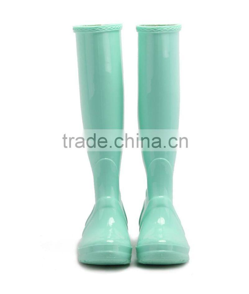 2016 fashional rubber PVC protective boot waterproof and pvc waterproof boots and rubber water shoes manufacturer (SA-9992)
