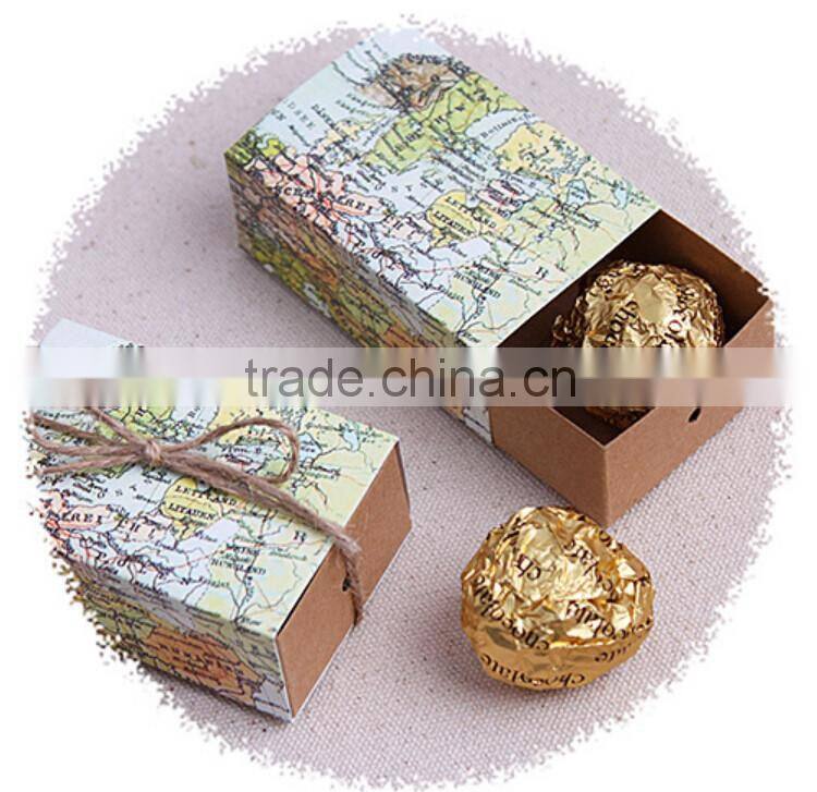 Wholesale favour boxes Wedding Favour paper Material chocolate gift box