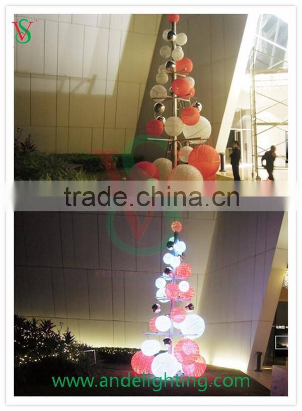 2016 Christmas tree light LED 3D motif light Ball cone tree light