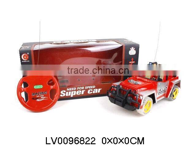 1:18 scale 2CH rc truck toys with light