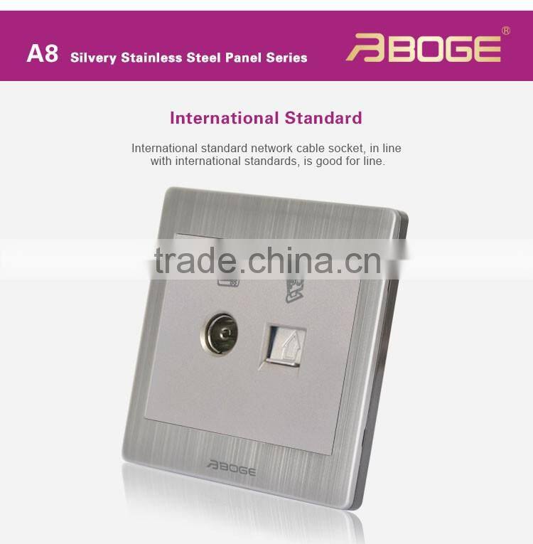 television socket and pc socket pressure- line type