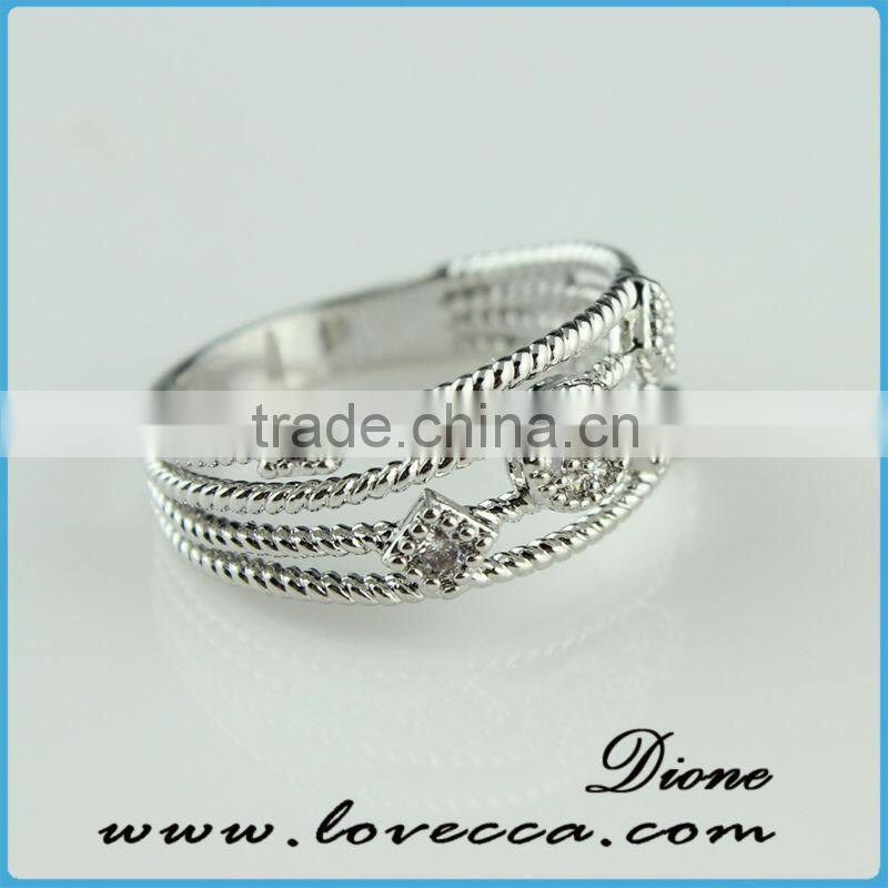 open style silver ring wholesale for women fashion jewelry