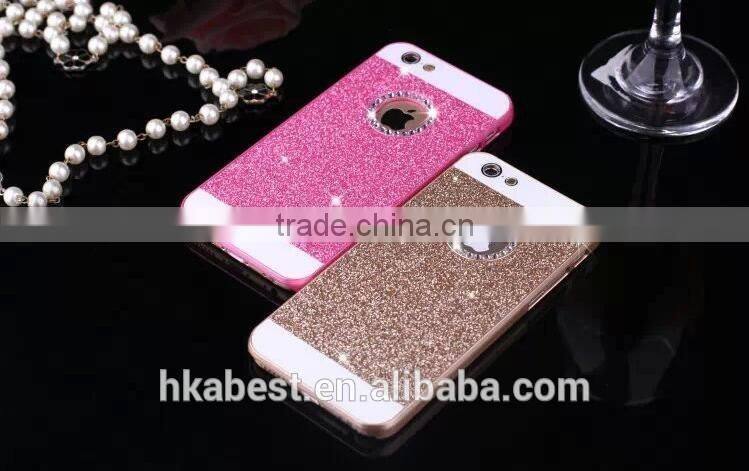 Hot Rhinestone Phone Case,Bling Logo Window Luxury Cover for iPhone 6 / 6S 4.7", for iphone6 Shinning back cover Sparkling case