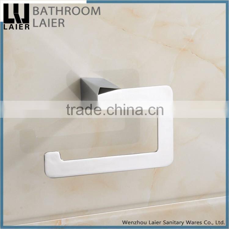 18733B modern kitchen design china goods wholesale chrome plated bathroom accessory set toilet paper holder