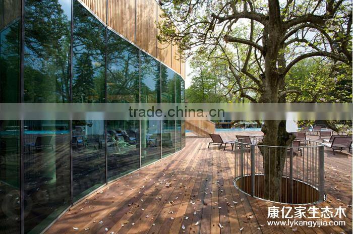 Prefabricated house made of wood&plastic composite material