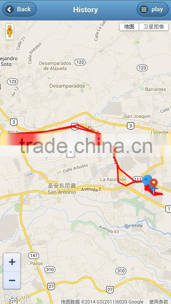 gprs mobile phone tracking system compatible most gps tracker made in China